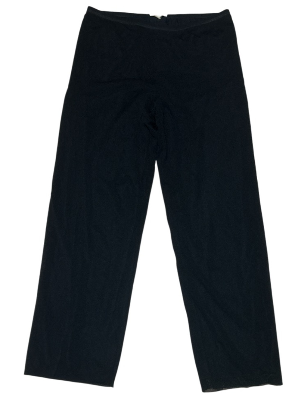 petit pois black mesh pull-on pants Size Large